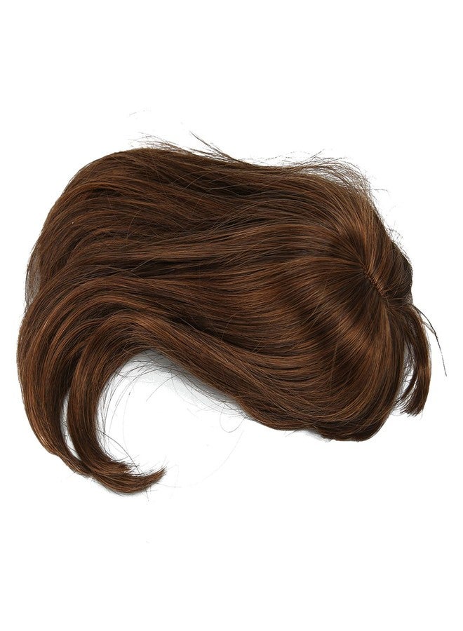DOACT 1/6 Ball Jointed Doll Wig with Bangs, High Temp Silk Hair, 15.5-17cm Scalp, Light Brown - Image 3